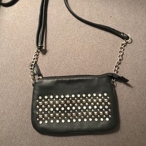 Studded Black Purse